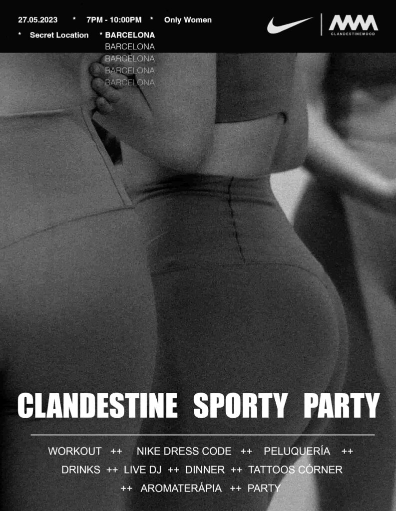 SPORTY PARTY BCN clandestinemood
